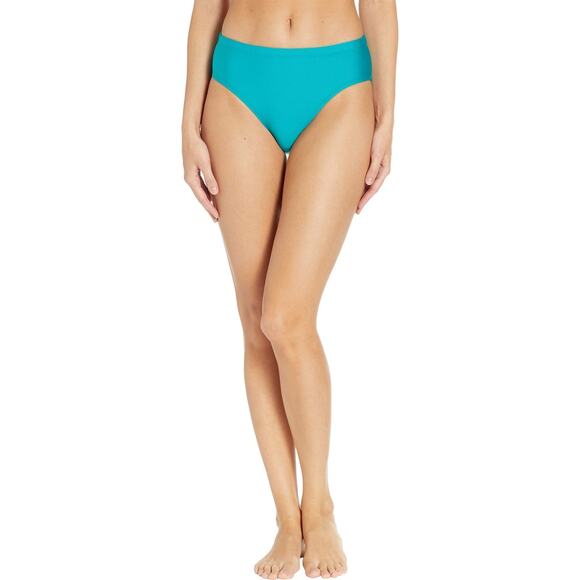 Athena Women Solid Mid Waist Pant Bottoms Tide Size 10 - Picture 1 of 3